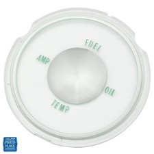 1965 Impala Bel Air In Dash Lens For Amp Fuel Oil Temp Ea