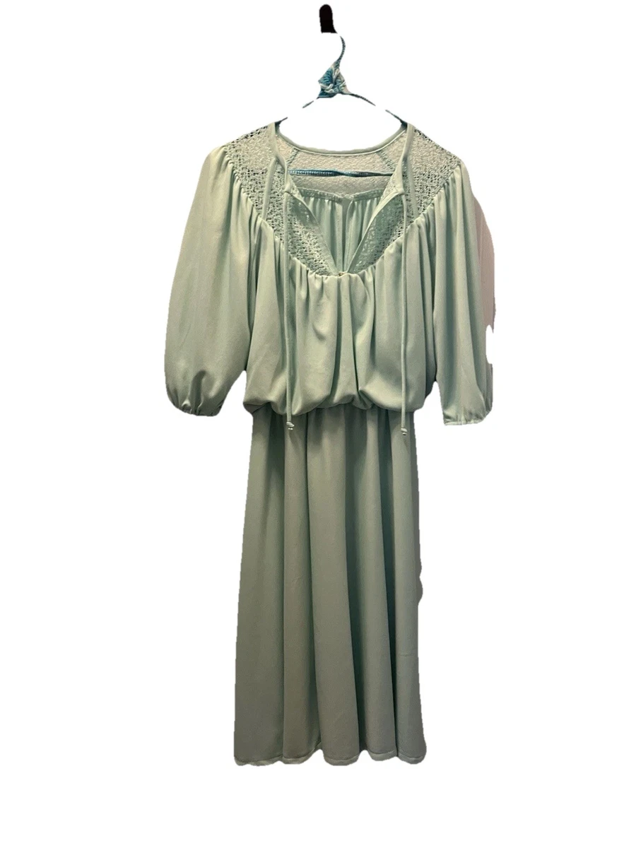 vintage mint green dress products for sale | eBay