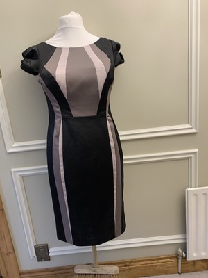 Satin Size 14 Body Con Dress