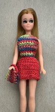 Custom Handmade Crochet Skirt Set For Topper Dawn Dolls Doll not Included