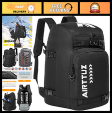 Ski Boot Backpack - Waterproof Ski Snowboard Bag for Travel, Men, Women, Youth