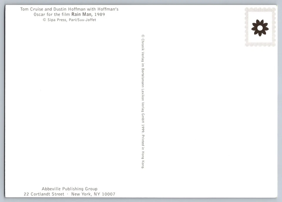 #3772h Film Editing E.T. FDC Maxi Card w/Pict Cancel Tom Cruise Dustin Hoffman - Image 2 of 2