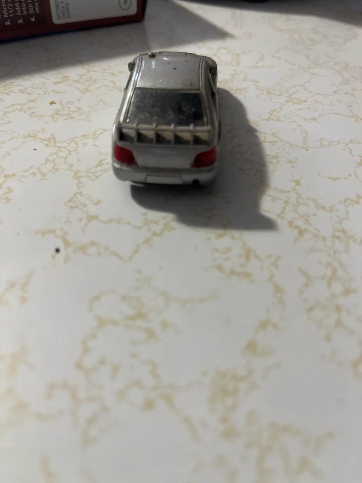 1:32 Jada Fast & Furious Subaru Impreza WRX STI Silver Diecast Car - Image 3 of 4