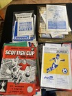 60+ Mixed Football Programmes 1950s On England Scotland Ireland Wales Non League