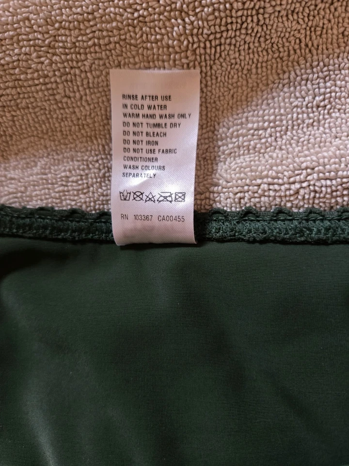 Freya Sundance Rio Side Tie Olive Green Bikini Swim Bottom, US M, UK M - Image 4 of 4