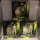Lot of 3 Kenner Star Wars Figures With Collectible Coin New In Box