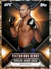 2015 Topps Chronicles UFC RONALDO JACARE SOUZA Victorious Debut #VD-23