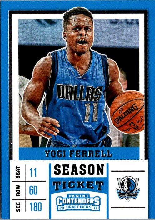 2017 Panini Contenders Draft Picks #50b Yogi Ferrell