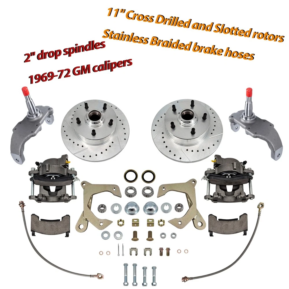 Refuerzo De Freno De 9" Con Cilindro Maestro Para Chevy Bel Air, 150, 210 De 1955-1957 (kit Completo)
