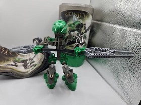 LEGO BIONICLE SET 8589 LERAHK COMPLETE  W/ MANUAL 2004 OPENED VINTAGE LEGO NO CD