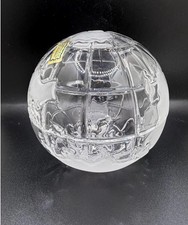 BLEIKRISTALL 24 V.Lead Crystal World Globe