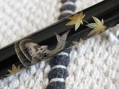 Namiki Chinkin Collection Autumns and Leaves Maki-e 18K Fountain Pen DHL DDP
