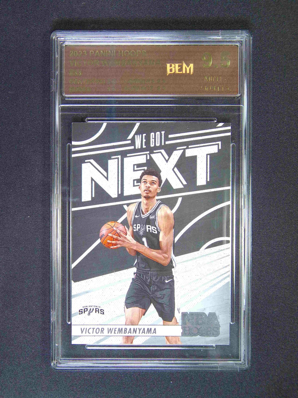 2023-24 Panini NBA Hoops Victor Wembanyama #33 RC Rookie Spurs We Got Next