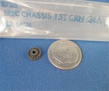 1 Aurora AFX 4-Gear Magnatraction HO Slot Car 15T 15 Tooth Axle CROWN GEAR 8735