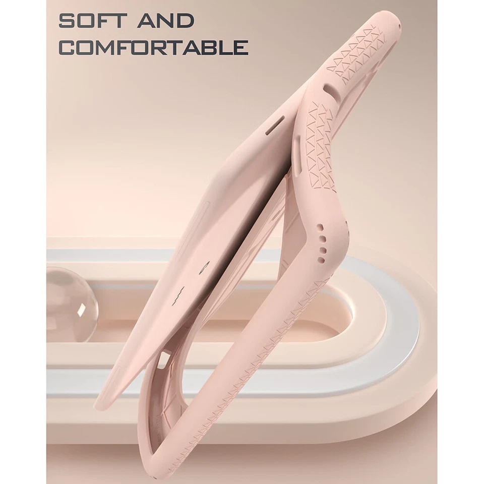 Funda de piel de tortuga poética para mesa Google Pixel apta para niños cubierta de silicona rosa Foto 4 de 4