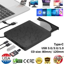 External CD DVD Drive For PC Laptop Windows 1...