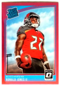 Ronald Jones II 2018 Donruss Optic Rated Rookie Pink Parallel #159 - Buccaneers