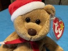 Ty Beanie Baby 1997 Holiday Teddy Bear 1996 Santa- Style 4200