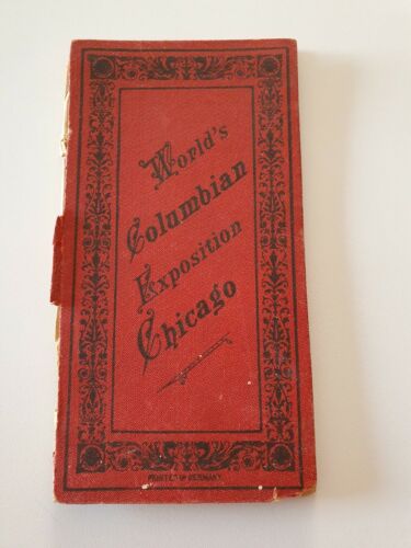 Livret Exposition Chicago 1893