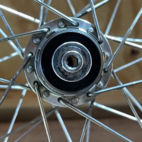 90s Custom Road Zipp Carbon World Class Ti Mavic 700C Wheelset 100 130 QR Gold - Picture 9 of 12