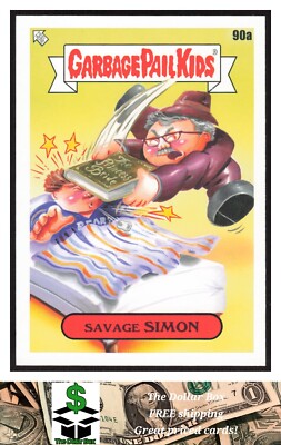 2022 Topps Garbage Pail Kids: Book Worms #90a Savage Simon -
