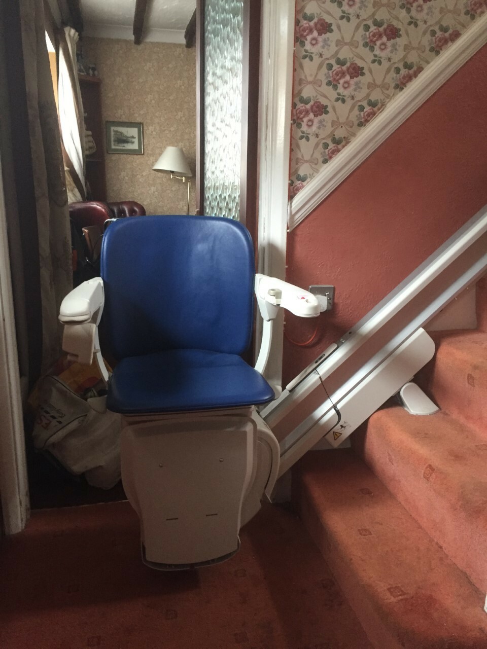 stannah 600 siena slim stairlift for straight staircase. 13ft 6" track length eBay