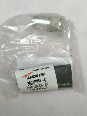LOTX9Pcs **NEW** ANDREW 300APNM-C CONNECTOR:CNT-300 N STRAIGHT MALE 300APNM-C