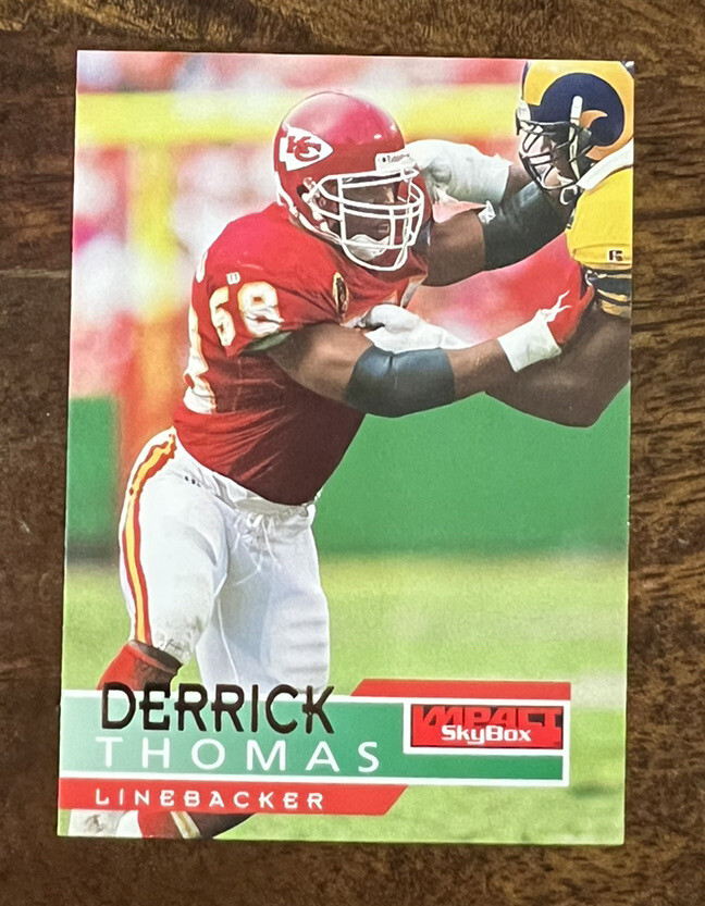 1995  SkyBox Impact #74 Derrick Thomas Kansas City Chiefs