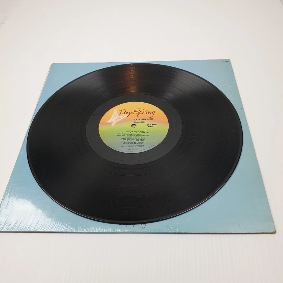 Jimmy Miller - Loving Him 33 RPM Vinyl LP Record, 1975, Gospel, Folk, Country - Image 4 of 4