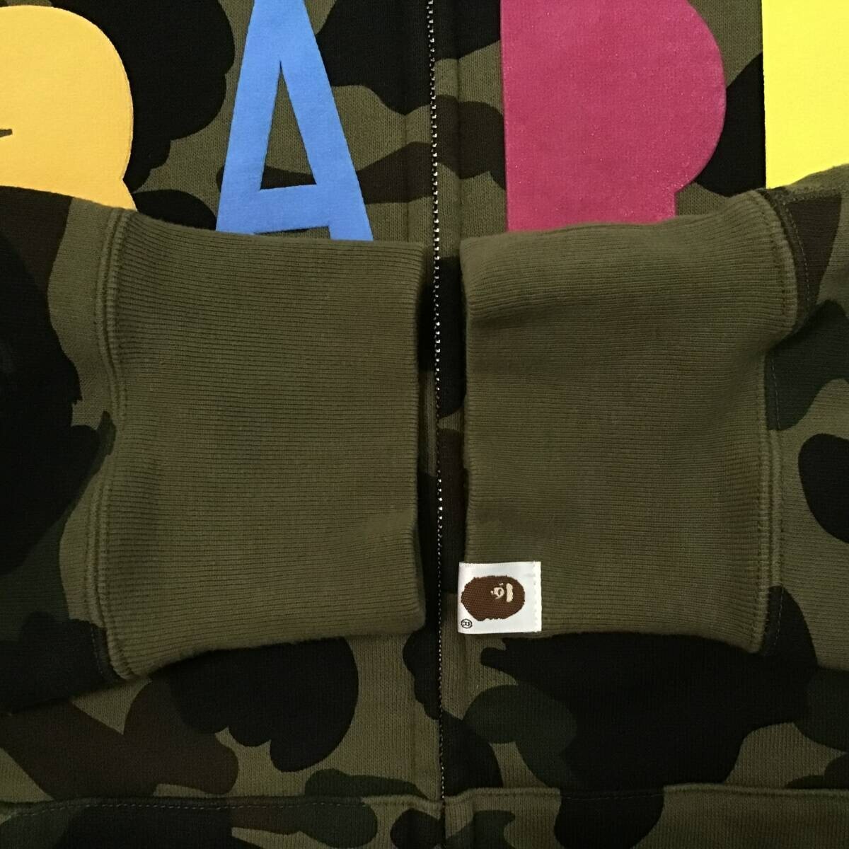 READYMADE BAPE camo タイガー シャーク パーカー APE BAPE × READYMADE Tiger Shark Full Zip Hoodie Green A Bathing Ape
