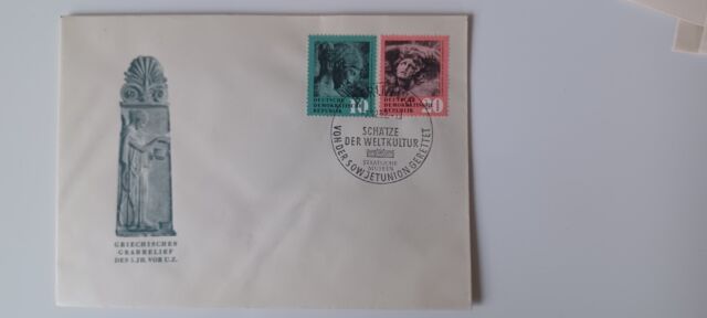 Briefmarken 1958 Schätze der Weltkultur von der Sowjetunion gerettet mit SSP Briefmarken 1958 Schätze der Weltkultur von der Sowjetunion gerettet mit SSP