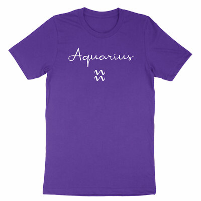 Birthday Gift Shirt January February Aquarius Zodiac Horoscope T shirt Astrology
