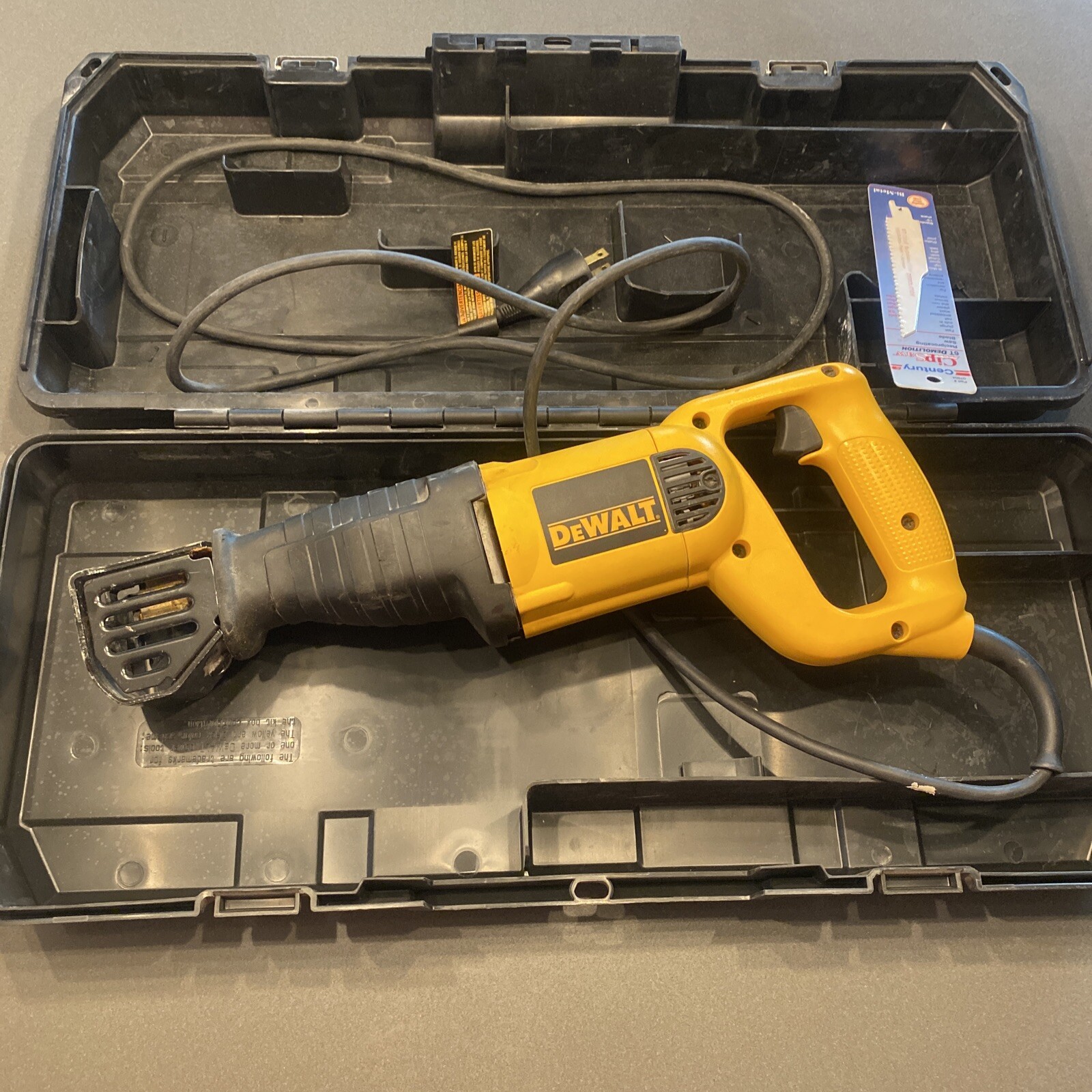 dewalt reciprocating saw DW304 eBay