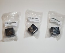 3x Black Mini EDC Fidget Cube For Stress, Anti Anxiety Stress Relief