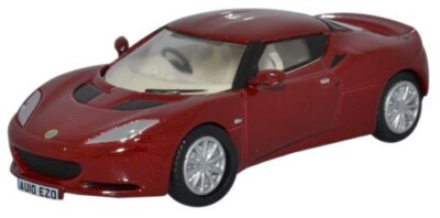 LOTUS EVORA CAR - RED -  1:76 - OO - OXFORD - 76LEV001