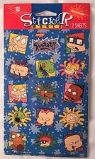 Design Ware Vintage Rugrats Stickers Nickelodeon 2 Sheets 1998 Iconic 90s Sealed