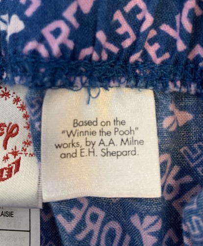 Disney Store Eeyore Pajama Sleep Pants Womens XL Blue All Over Print - Bild 10 von 11