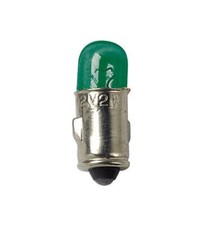 Lampada Mignon  (j) 2w Ba7s  2 Pz 12v D/blister  Verde Lampade Speciali