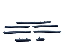 2017 2018 2019 2020 AUDI RS3 CARBON FIBER INTERIOR DOOR DASH TRIM PANEL SET OF 7