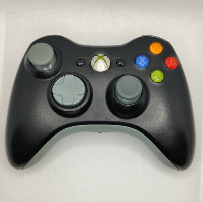 Manette Xbox 360 Sans Fil – Officielle Microsoft – Noire – Occasion France