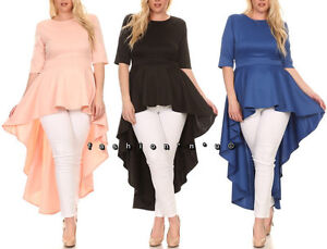 plus size peplum top