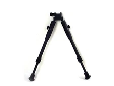 MetalTac Universal Picatinny Rail Mount Adjustable Tactical Rifle Bipod Black