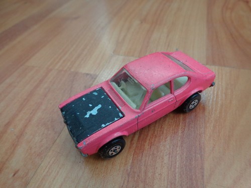 VINTAGE MATCHBOX LESNEY SUPERFAST NO.54 FORD CAPRI PINK CAR BOXED - Picture 2 of 3