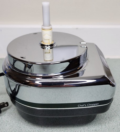 KitchenAid Chef's Chopper KFC3100R2 KFC3100 Chrome Black Base Only Tested Works - Picture 8 of 15
