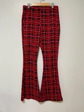 SO good for life Jegging Pants Flare M Medium Black Pink Juniors Womens Funky