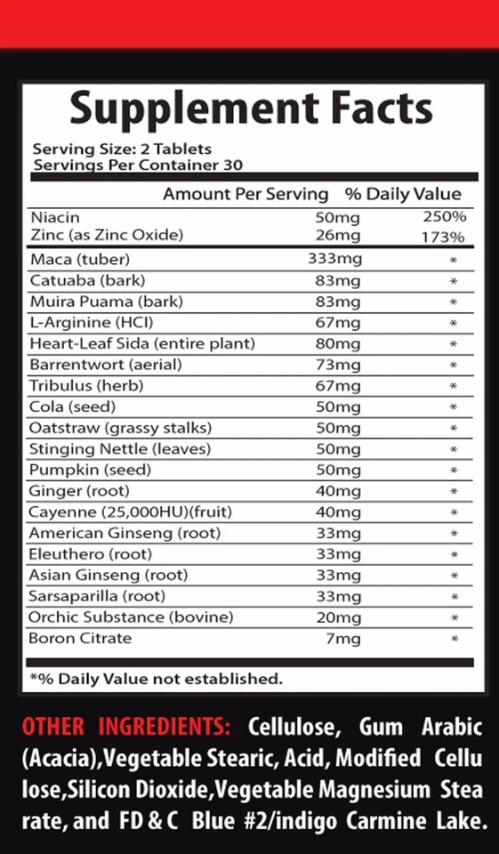 Energy booster and fat burner - MACA PLUS 1300MG 3B - maca delay spray - Image 2 of 4