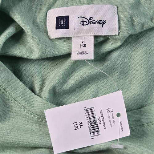 Gap Kids x Disney Girls XL/12 LS Shirt Glitter Tinkerbell Twinkle NWT Colorblock - Picture 7 of 8