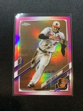 2021 Topps Chrome baseball Austin Hays #143 Pink Refractor