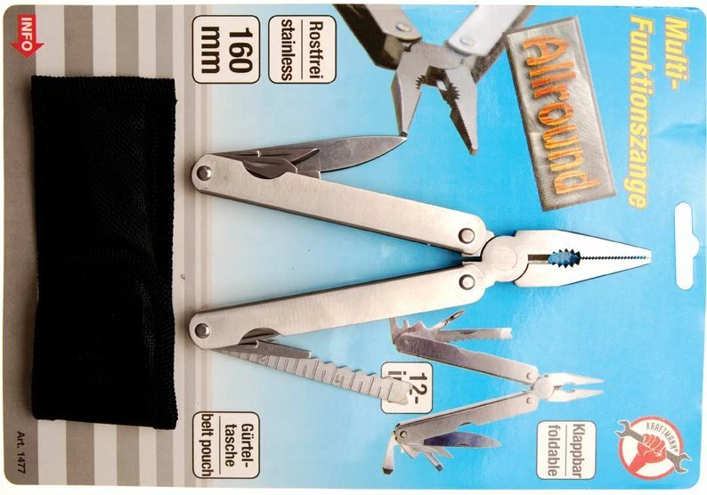 BGS Fai da Te Attrezzo Multifunzione Con Pinza 12-IN-1 160 MM – 1477 Foto 2 de 3