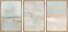 Minimalist Wall Art Framed Canvas Prints Set of 3